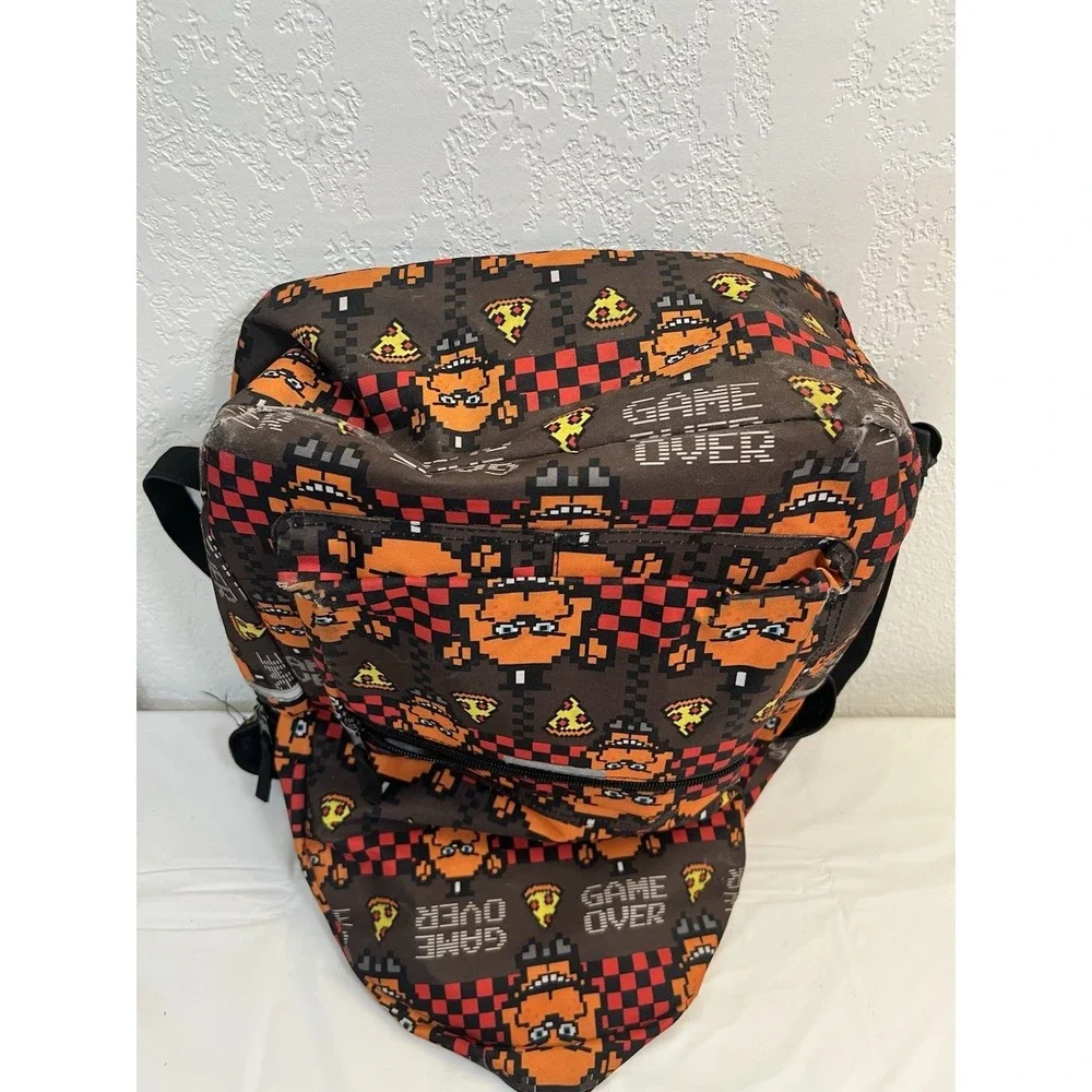 FNAF Bookbag Backpack Five Nights at Freddy's Game Over Fazbear Unisex 20 X 15